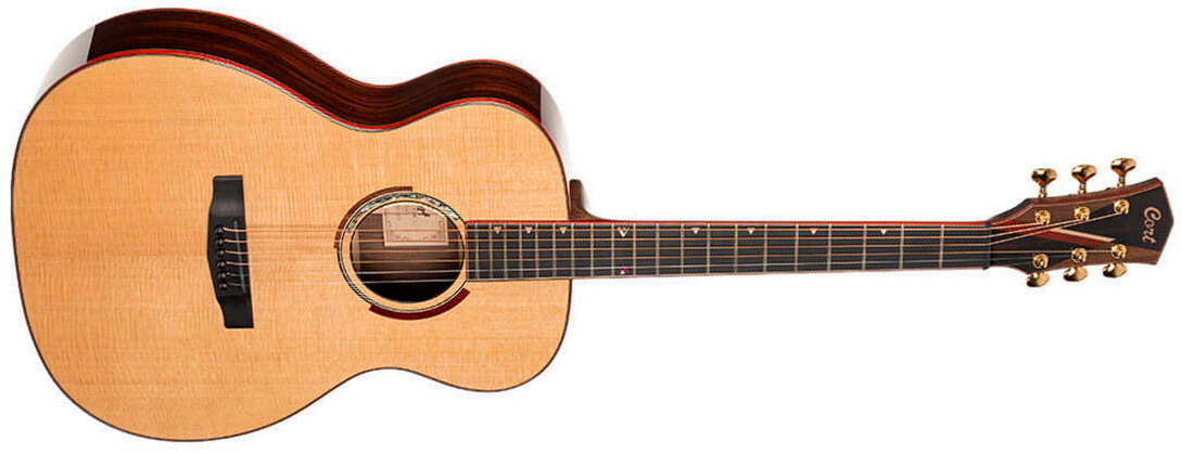 Cort Abstract Delta Om Epicea Pau Ferro Eb - Natural - Guitare Folk - Main picture