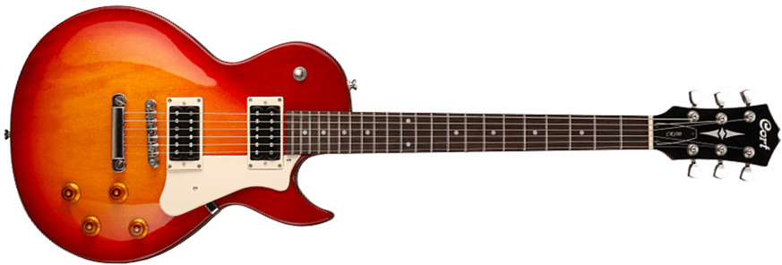 Cort Cr100 Crs Classic Rock Hh Ht - Cherry Red Sunburst - Guitare Électrique Single Cut - Main picture