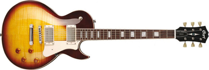 Cort Cr250 Vb Classic Rock Hh Ht Jat - Vintage Burst - Guitare Électrique Single Cut - Main picture