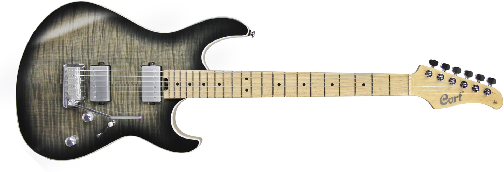 Cort G290 Fat Tbb Hh Trem Mn - Trans Black Burst - Guitare Électrique Forme Str - Main picture