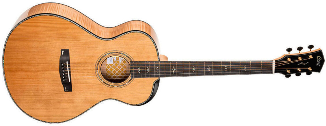 Cort Gold Passion Grand Concert Epicea Erable Eb - Natural - Guitare Folk - Main picture