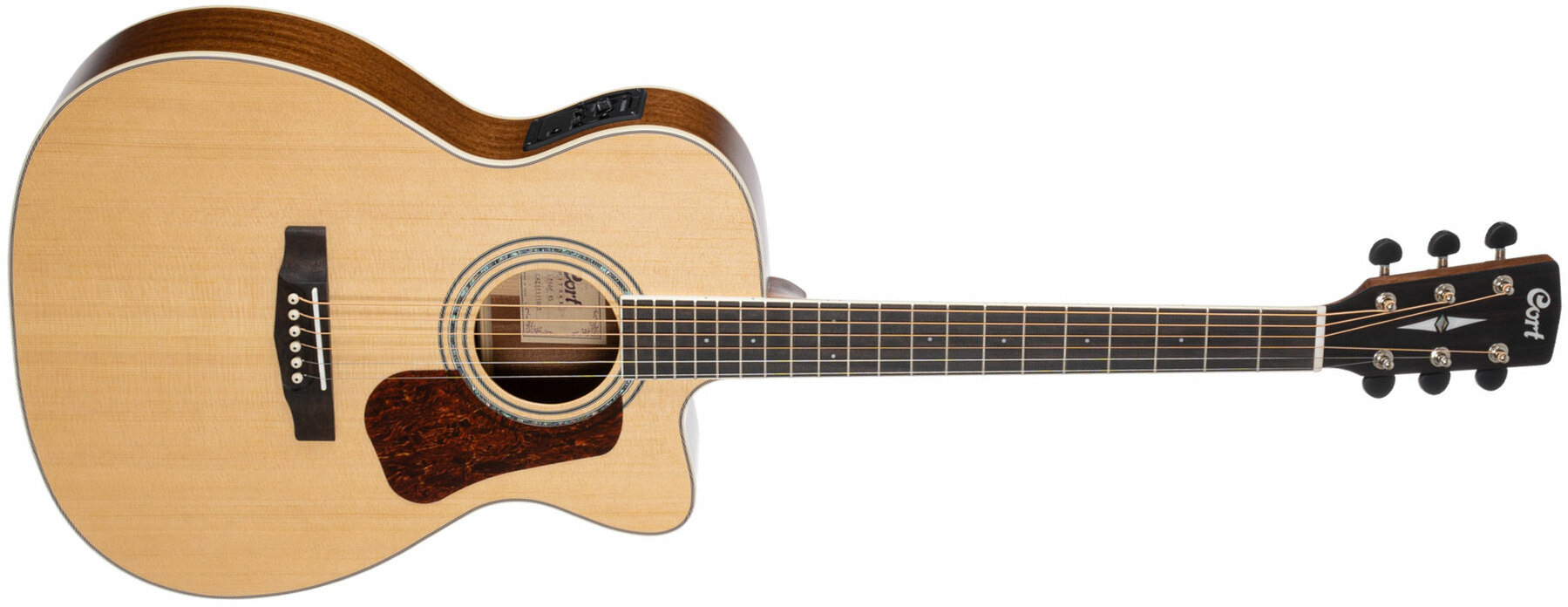 Cort L710f Luce Orchestra Model Om Cw Epicea Acajou Ova - Natural Satin - Guitare Electro Acoustique - Main picture