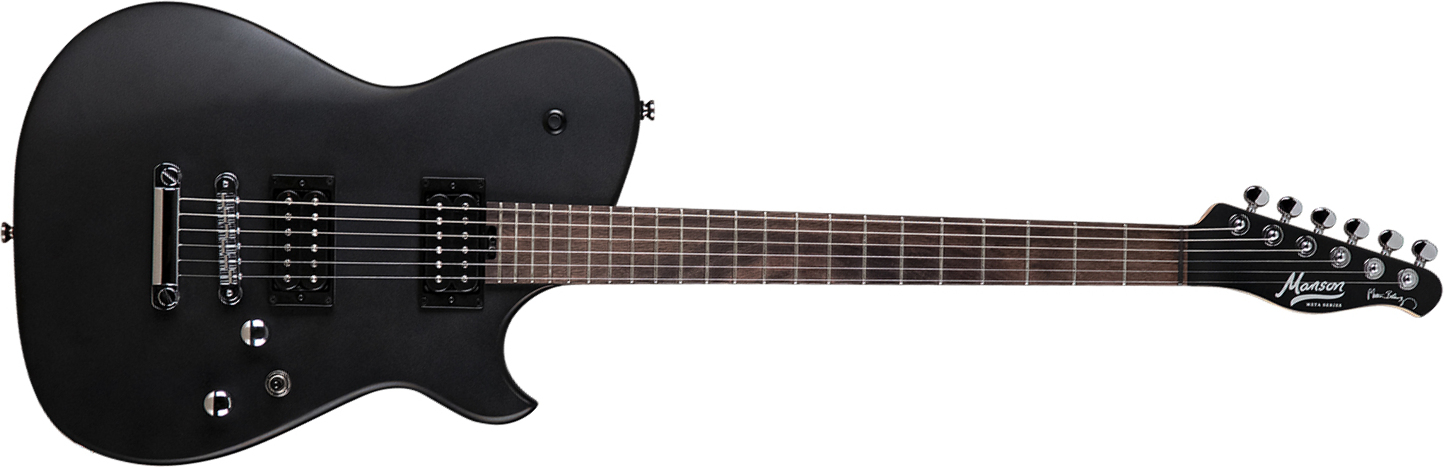 Cort Matthew Bellamy Mbm-1 Signature Hh Ht Lau - Black Satin - Guitare Électrique RÉtro Rock - Main picture