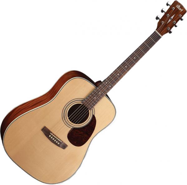 Guitare acoustique Cort Earth70 Cedar Top - Natural open pore