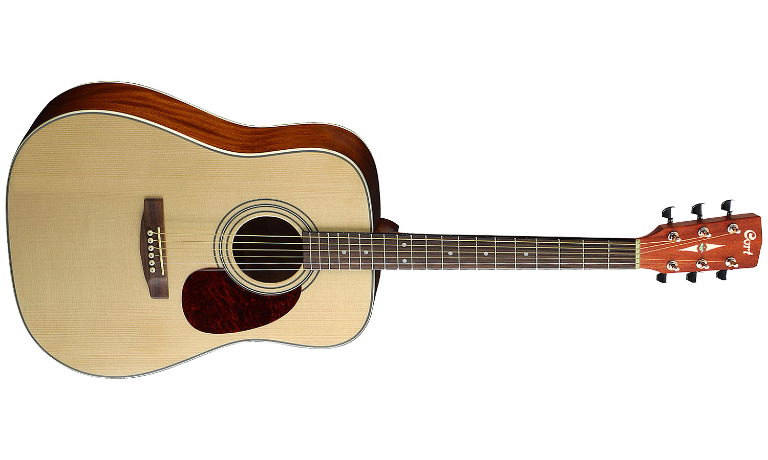 Cort Earth 70 Dreadnought Epicea Acajou Rw - Natural Gloss - Guitare Acoustique - Variation 1
