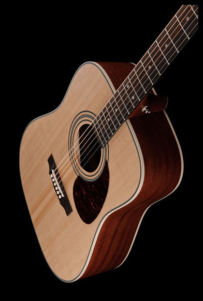 Cort Earth 70 Dreadnought Epicea Acajou Ova - Natural Open Pore - Guitare Acoustique - Variation 2