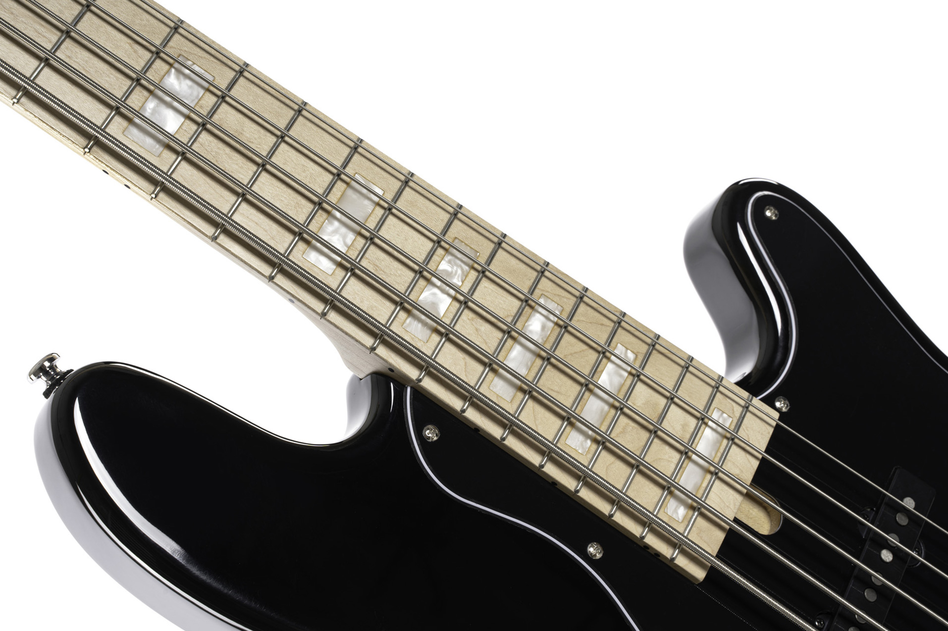 Cort Elrick Njs 5c Active Bartolini Mn - Black - Basse Électrique Solid Body - Variation 4