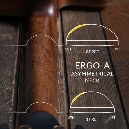 Cort Flow Oc Om Cw Cedre Acajou Eb - Natural Satin - Guitare Folk - Variation 10