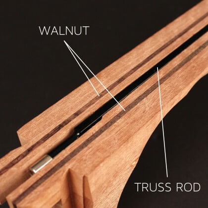 Cort Flow Oc Om Cw Cedre Acajou Eb - Natural Satin - Guitare Folk - Variation 11