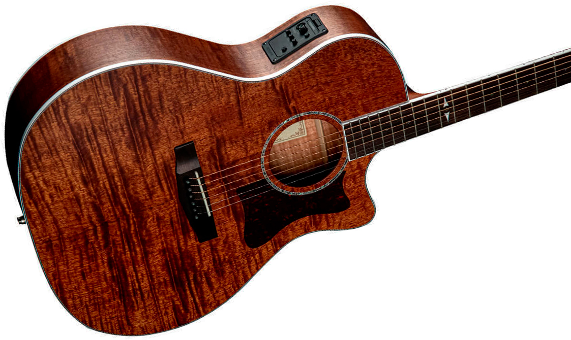 Cort Ga5f-fmh Grand Regal Auditorium Cw Tout Acajou Ova - Natural Open Pore - Guitare Folk - Variation 4