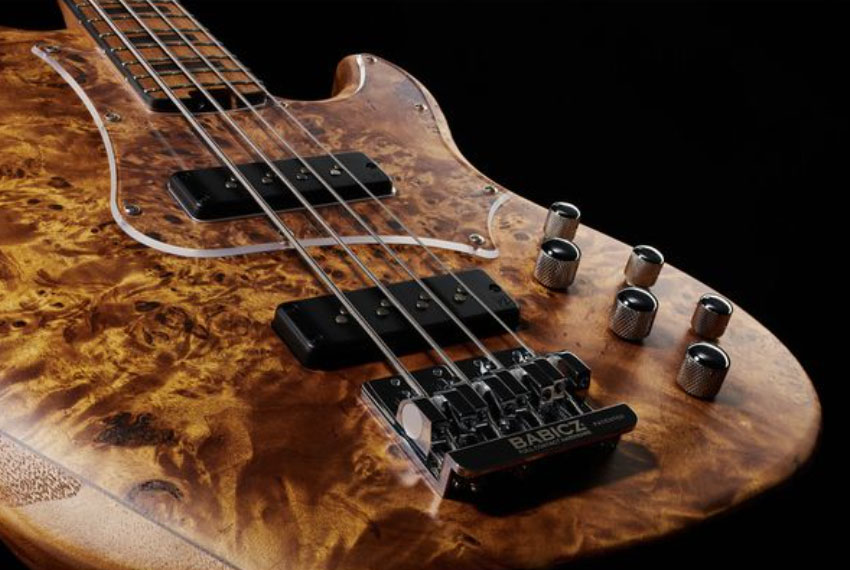 Cort Gb Modern 4 Active Mn - Open Pore Vintage Natural - Basse Électrique Solid Body - Variation 3