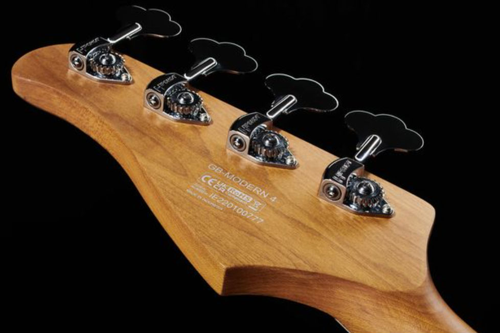 Cort Gb Modern 4 Active Mn - Open Pore Vintage Natural - Basse Électrique Solid Body - Variation 5