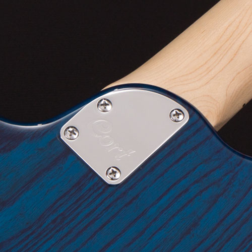 Cort Gb74jj Ab - Aqua Blue - Basse Électrique Solid Body - Variation 2