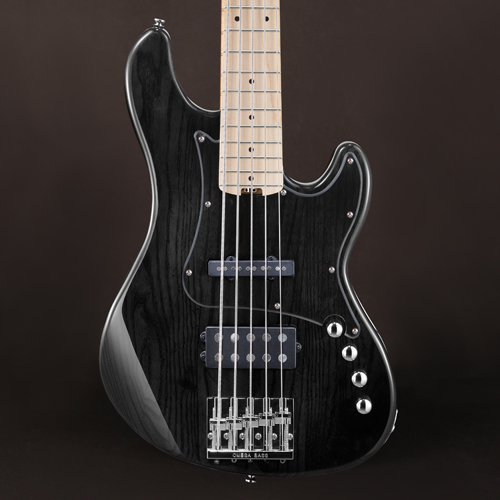 Cort Gb75jh Tbk - Trans Black - Basse Électrique Solid Body - Variation 1