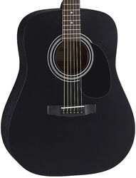 Guitare acoustique Cort AD810 - Black satin