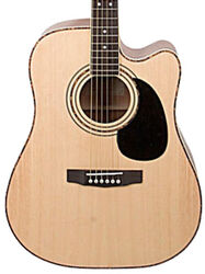 Guitare electro acoustique Cort AD880CE - Natural satin