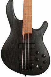 Basse électrique solid body Cort B4 Plus AS RM Artisan - Trans black open pore