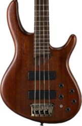 Basse électrique solid body Cort B4 Plus MH OPM - Open pore mahogany