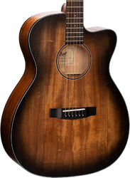 Guitare electro acoustique Cort Core-OC Mahogany - Open pore black burst