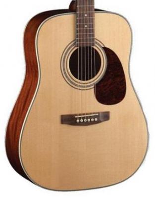 Guitare acoustique Cort Earth70 Cedar Top - Natural open pore