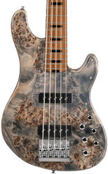 Basse électrique solid body Cort GB-Modern 5 - Open pore charcoal gray