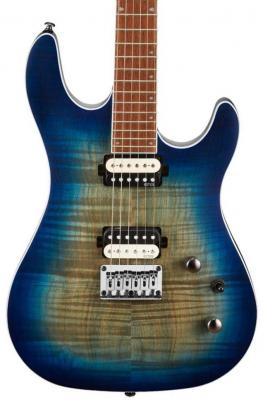 Guitare électrique solid body Cort KX300 - Open pore cobalt burst
