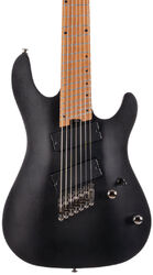 Guitare électrique multi-scale Cort KX307 Multi Scale - Open pore black