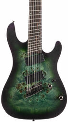 Guitare électrique 7 cordes Cort KX507 Multi Scale - Star dust green