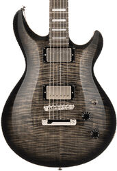 Guitare électrique double cut Cort M600 - Trans black burst