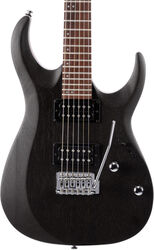 Guitare électrique forme str Cort X100 - Open pore black