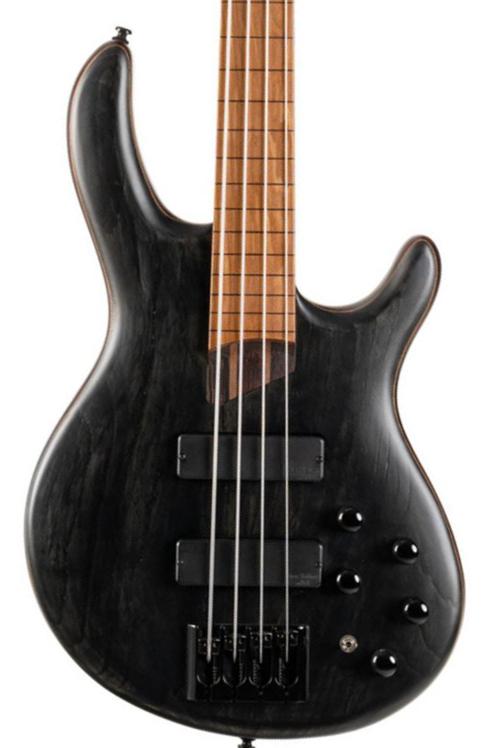 Basse électrique solid body Cort B4 Element Fretless - Black