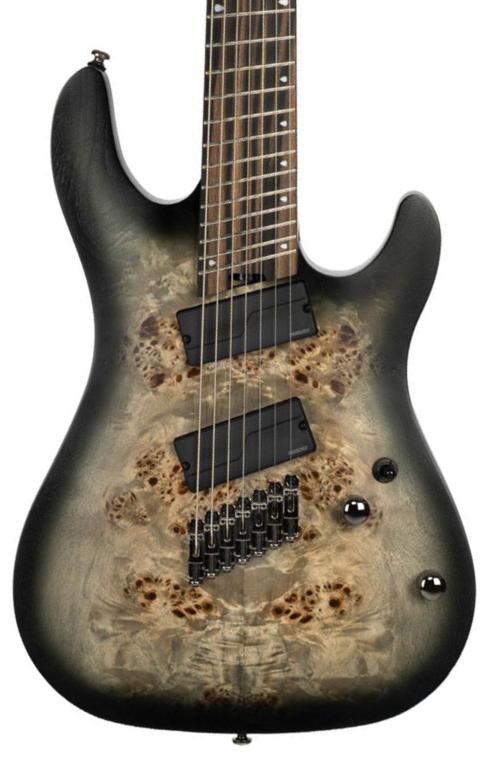 Guitare électrique multi-scale Cort KX507 Multi Scale - Star dust black