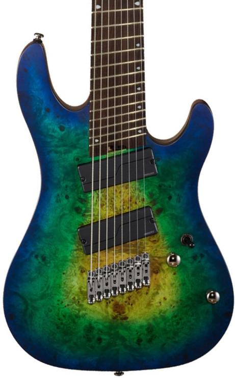 Guitare électrique multi-scale Cort KX508MS - Mariana blue burst