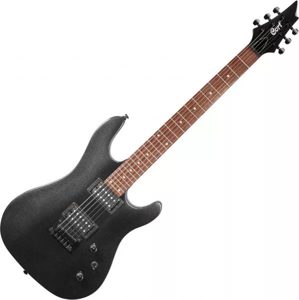 Guitare électrique solid body Cort KX100 - Black metallic