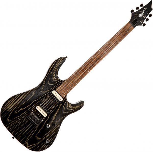 Cort KX300 - etched black gold Str shape electric guitar