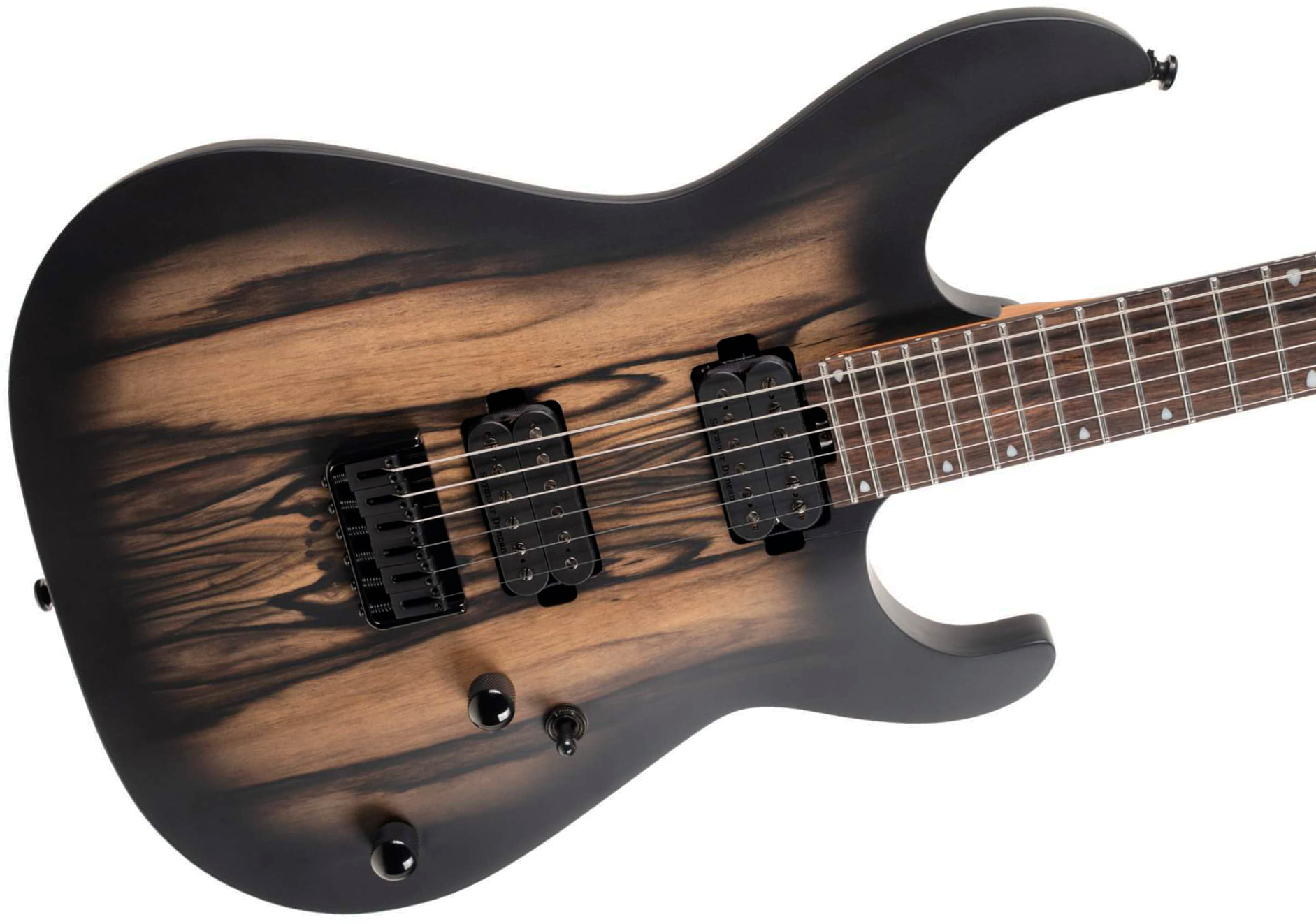 Cort Kx500 2h Seymour Duncan Ht Eb - Natural Black Burst Matte - Guitare Électrique MÉtal - Variation 2