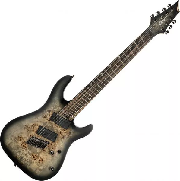 Guitare électrique multi-scale Cort KX507 Multi Scale - star dust black