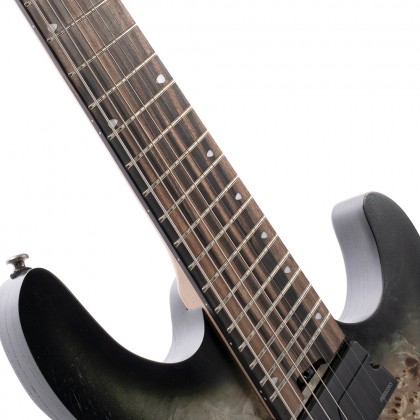 Cort Kx507 Multi Scale 7c Hh Fishman Fluence Ht Eb - Star Dust Green - Guitare Électrique 7 Cordes - Variation 1