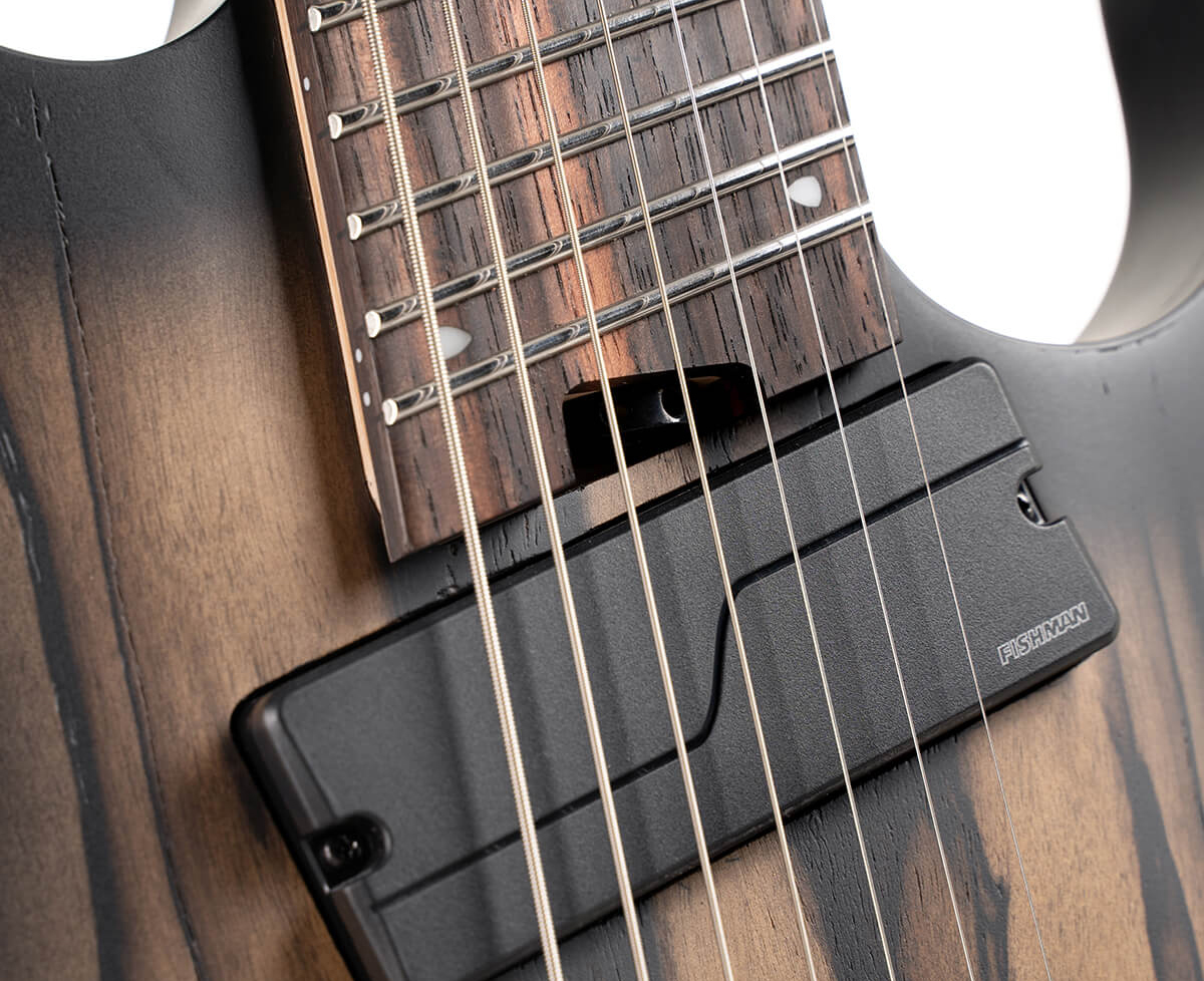 Cort Kx507ms Multiscale 7c 2h Fishman Fluence Ht Eb - Natural Black Burst - Guitare Électrique Multi-scale - Variation 3