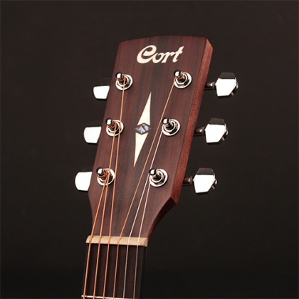 Cort Luce Bevel Cut Epicea Acajou Ova - Natural Open Pore - Guitare Acoustique - Variation 4