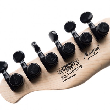 Cort M-jet Manson Stage Hh Ht Jat - Matt Black - Guitare Électrique Forme Tel - Variation 3