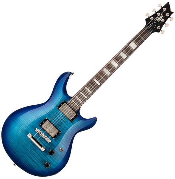 Cort M600 - blue burst Double cut electric guitar
