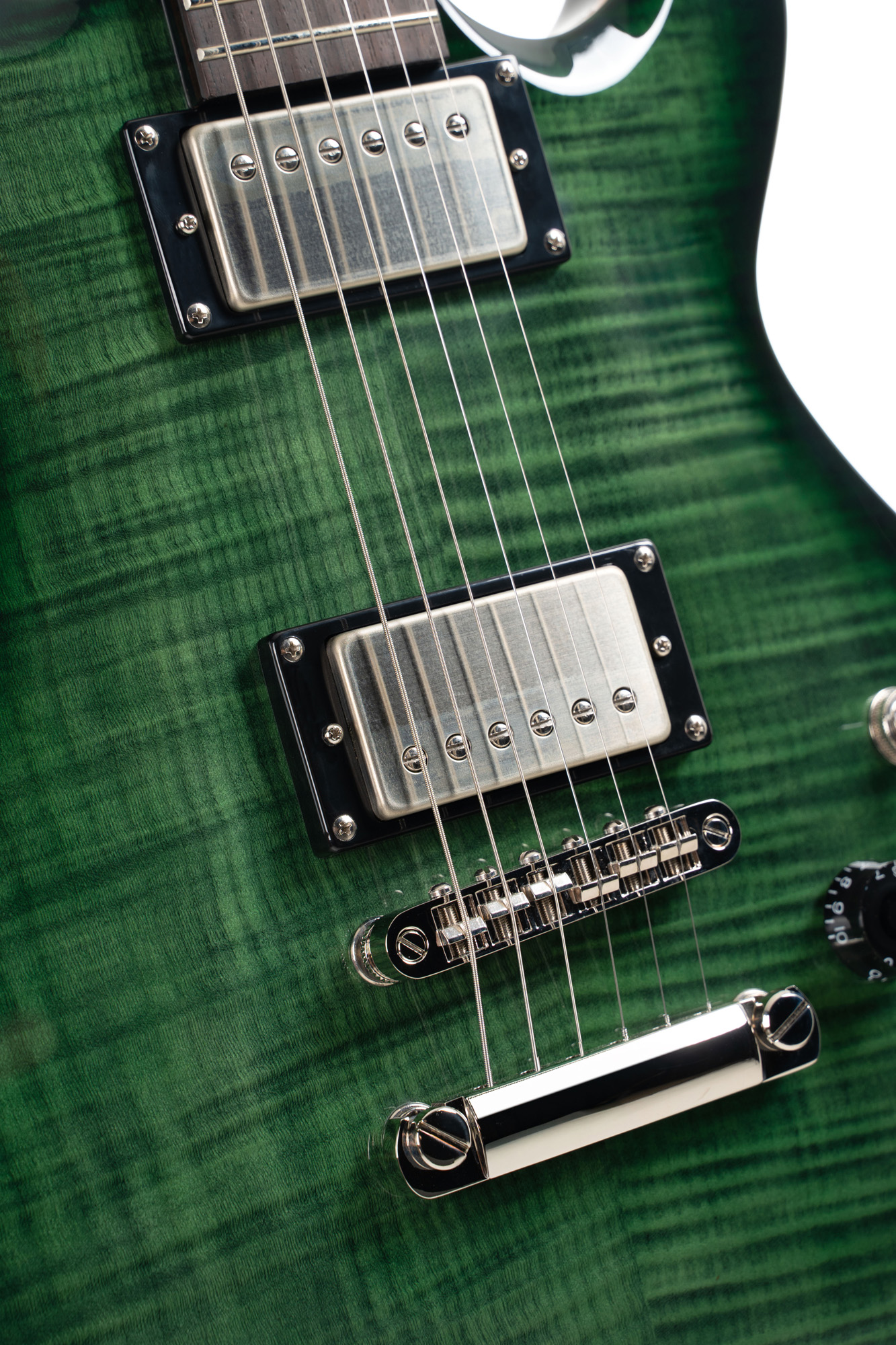 Cort M600tgb  Hh Ht Rw - Trans Green Burst - Guitare Électrique Double Cut - Variation 3