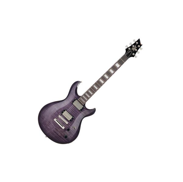 Cort M600 - trans purple burst Double cut electric guitar