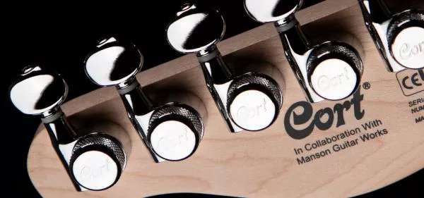 Guitare électrique solid body Cort Matthew Bellamy MBM-1 - black satin