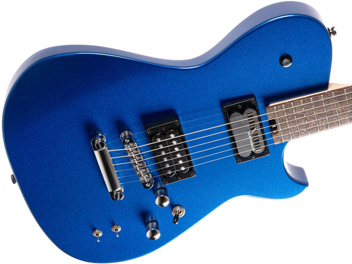 Cort Matthew Bellamy Mbm2 Sustainiac Meta Signature 2h Ht Lau - Meta Blue - Guitare Électrique Forme Tel - Variation 3
