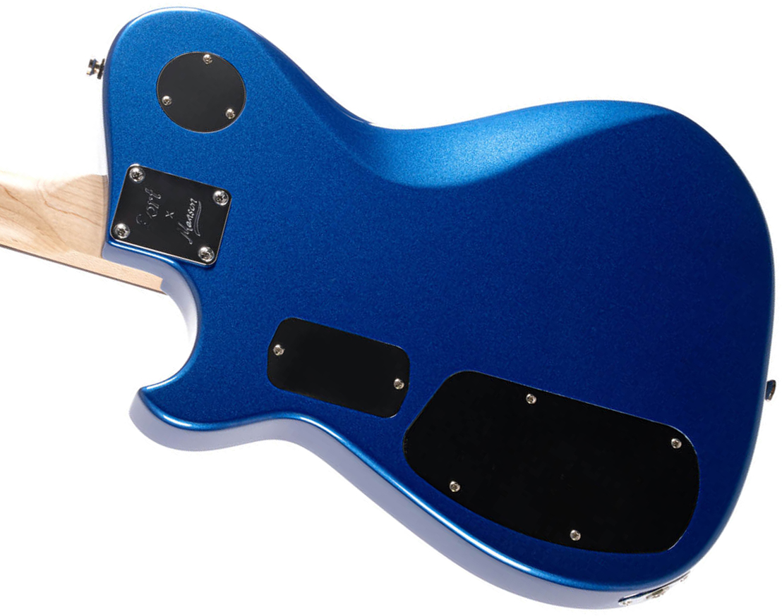 Cort Matthew Bellamy Mbm2 Sustainiac Meta Signature 2h Ht Lau - Meta Blue - Guitare Électrique Forme Tel - Variation 4