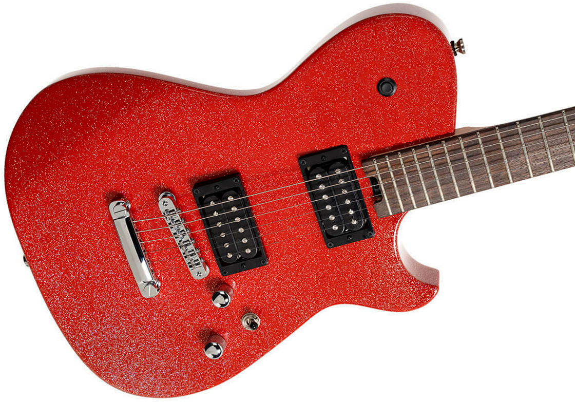 Cort Matthew Bellamy Mbm2h Meta Signature 2h Ht Lau - Red Sparkle - Guitare Électrique Forme Tel - Variation 2