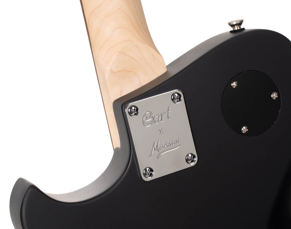 Cort Matthew Bellamy Mbm2h Meta Signature 2h Ht Lau - Satin Black - Guitare Électrique Forme Tel - Variation 3
