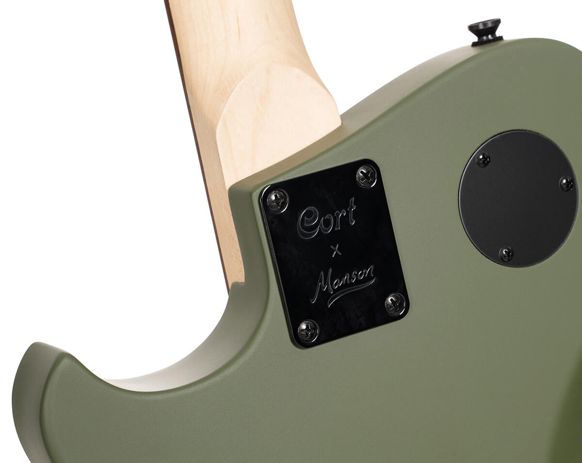Cort Matthew Bellamy Mbm2h Meta Signature 2h Ht Lau - Satin Olive Green - Guitare Électrique Forme Tel - Variation 3